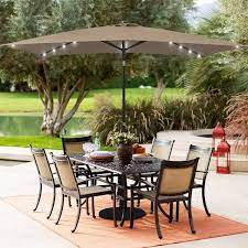 Patio Umbrellas With Solar Lights