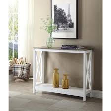 Convenience Concepts S20 320 Oxford Driftwood Console Table