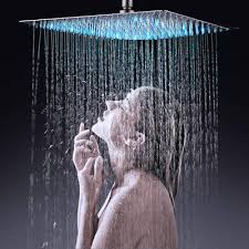 Led Rainfall Shower Head