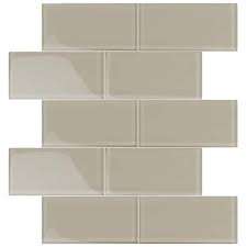 Polished Glass Mosaic Tile