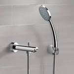 Chrome Wall Mounted Tub Spout Kit
