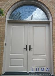 Fiberglass Double Door With Arched