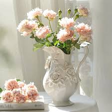 Retro Vase Embossed Flower Design