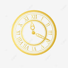 Watch Gold Clock Vector Png Images