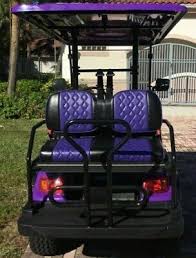 Icon Golf Cart Custom Luxury Front Rear