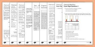 Ks3 Chemical Reactions Revision Pack