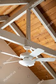 Ceiling Fan On An Exposed Support Beam