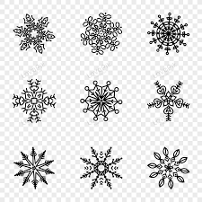 Frozen Pattern Line Icons Pack Icon