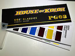 House Of Kolor Pg03 Fan Deck Koz 039