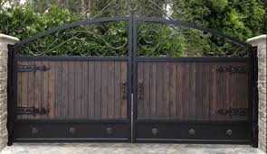 Simple Wrought Iron Main Gate For Home