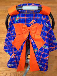 Florida Gators Car Seat Canopy With Bow