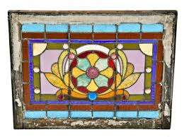 Residential Stained Glass Transom Window