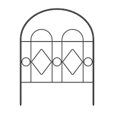 Two Arches Garden Decorative Fence