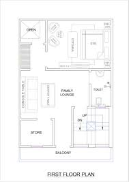 35x60 House Plan With Elevation