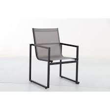 Grey Stackable Patio Chair Fcs60674