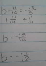 Fractions Math Semester Final