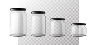 3d Realistic Vector Icon Glass Jar