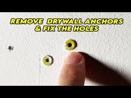 Remove Wall Anchors Fix The Holes