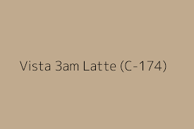 Vista 3am Latte C 174 Color Hex Code