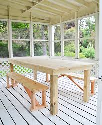 How To Build A 75 Outdoor Dining Table