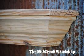 Unfinished Fireplace Mantel Shelf