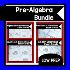 Pre Algebra Resources Flash