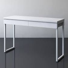 Ikea Besta Burs Desk High Gloss White
