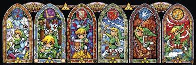 Zelda Stained Glass Windows Poster