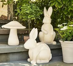 Cast Sone Concrete Rabbit Garden Object