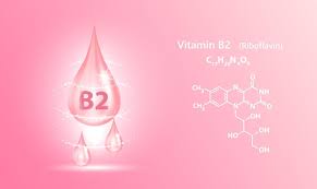 Structure Icon Vitamin B2 Drop Water