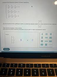 The Inverse Of The Coefficient Matrix