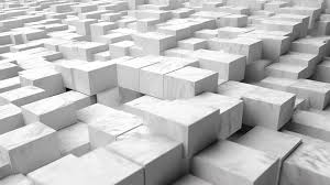 White Masonry Cement Block