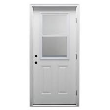 Primed Steel Prehung Front Door