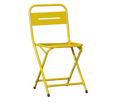 Buy Argent Iron Folding Chair Blue At