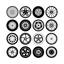 Wheel Tire Symbol For Icon Sign