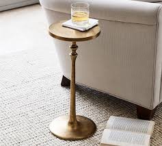 Round Metal Cocktail Table Pottery Barn