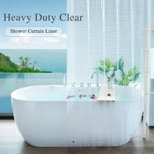 Inosoo Clear Shower Curtain Liner 72 X