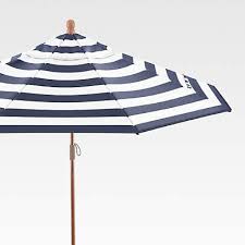 9 Round Sunbrella Cabana Stripe Navy