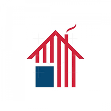 American Real Estate Logo House Logo