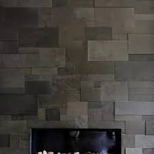 Sleek Slate Fireplace Design Ideas