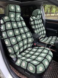 Car Seat Covers Handmade Crochet 3d