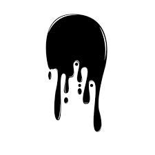 Dripping Paint Icon Logo Cur Liquid