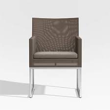 Dune Taupe Outdoor Patio Dining Chair