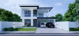 8m X 10m Modern House Plan 3 Bedrooms