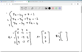 Matrix Equation A X