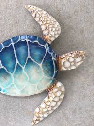 Sea Turtle Metal Wall Sculpture