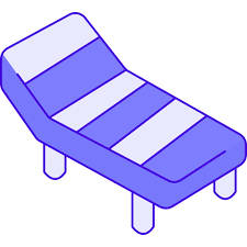 Beach Chair Generic Thin Outline Color Icon