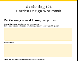Garden Design Workbook Pdf An Easy Way