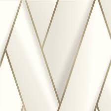 Advantage Manfred White Modern Herringbone Wallpaper