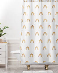 Boho Rainbows Shower Curtain Wonder